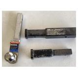 2' Trailer Ball, 1 1/4' Class One Receiver Adapter
