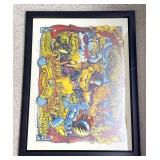 Phil Lesh & Friends Signed, Numbered Framed Poster