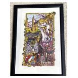Framed Signed Numbered Phil Lesh Music Poster