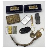 Money Clips, Belt Buckle, Pocket Knives, Key Rings