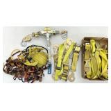 2 Ton Come-Along Pulley, Ratchet Straps, Tie Downs