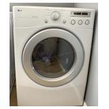 LG Front Loading Electric Clothes Dryer In White