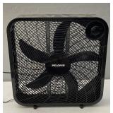 20' Black Plastic Box Fan
