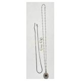 Sterling Silver Necklaces, Earrings