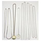 Chain Necklaces, Watch Pendant, Cameo Pendant