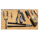 Gardening Tools: Pruners, Handsaw, Trimmer