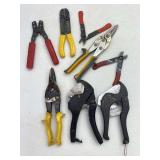PVC Pipe Cutters, Tin Snips, Wire Cutters