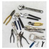 Pliars, Adj. Wrenches, Vice Grips, Channel Locks