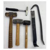 Sledgehammers, Pry Bars, Mallet
