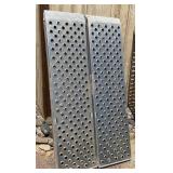 2pc Folding Hinged 18 Inch Wide Aluminum Ramps