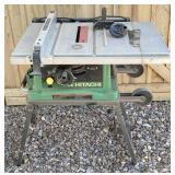 Hitachi 10 Inch Folding Collapsible Table Saw