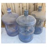 3pc 5 Gallon Empty Plastic Water Jugs