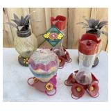 5pc Hummingbird Feeders