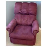 La-z-boy Mauve Fabric Ratcheting Recliner