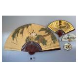 Wall Art: Small, Medium, Large Asian Fans