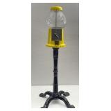 Yellow diecast gumball machine