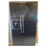 Kenmore 22 Ft.ï¿½ Side-by-side Refrigerator In Black