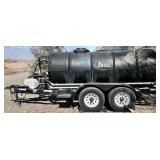 1000 Gallon Tandem Axle Water Hauling Trailer