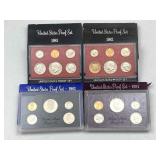 1981 Through 1984 U.S. Proof Coin Sets