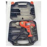 Black & Decker 3/8 Inch Electric Drill W/ Case