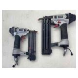 2pc Husky Pneumatic Brad, Air Nailer Guns