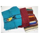 Mexican, Guatemalan Woven Blankets
