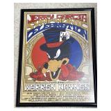 Framed Numbered Jerry Garcia Poster