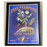 Framed Numbered Music Poster: Dead & Company 2016