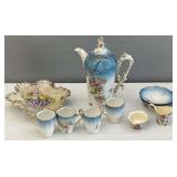 Hand Painted Ceramic Bavarian Tea Set, Bowl