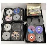 200+ DVD Movies in portable carry cases