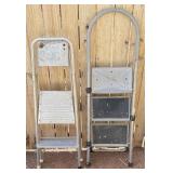 2pc 20 Inch, 30 Inch Folding Step Ladders