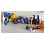 Automotive Oils, Lubricants, Cleaners