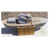 Wooden Model Boat: Us Coast Guard Lifeboat
