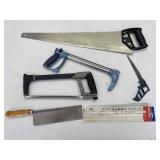 12', 24' Hand, Hack Saw, Saw Blades