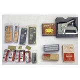 Staple Gun, Staples, Finish Nails, Wire Brads