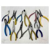 Needle Nose Pliers, Wire Cutters, O-ring Pliers