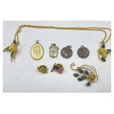 Pendants, Pins, Brooch