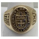 University of Portland 10 karat gold ring