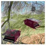 Large Bird Proofed Metal Bird Feeders, Suet Holder