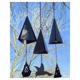3pc Triangular Metal Wind Chimes