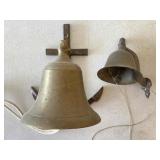 2pc Wall Mounted Metal Bells