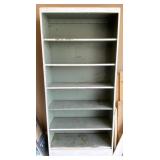 6 Shelf Metal Storage Cabinet Bookcase