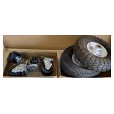 3 Inch Swiveling Caster Wheels, Pneumatic Wheels