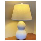 White Ceramic Base Table Lamp