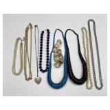 Pearl, Natural Stone, Beaded Necklaces