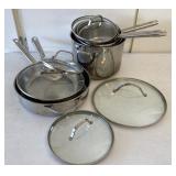 12pc Culinary Essential Stainless Steel Cookware