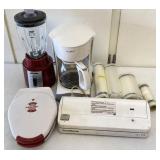 Blender, Coffee Maker, Waffle Maker, Vacuum Sealer