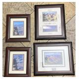 4pc framed photographs of the Grand Canyon