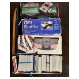 Playing Cards, Card Shufflers, Cribbage Boards