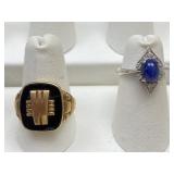2pc 18 Karat Gold Rings